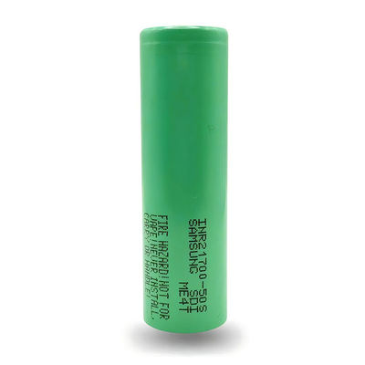 Quality  Samsung 50S 21700 Batteries 5000mAh 25A Battery 3.6V Lithium Ion Battery Cell INR21700-50S factory