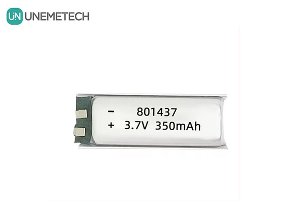 801437 3A High Rate Polymer Battery 3.7v 350mah Lipo Battery For IoT Electronic Devices