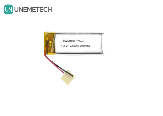 Rechargeable Lithium Polymer Battery 501230 3.7V 170mAh Li-polymer Battery for Wireless Earphone