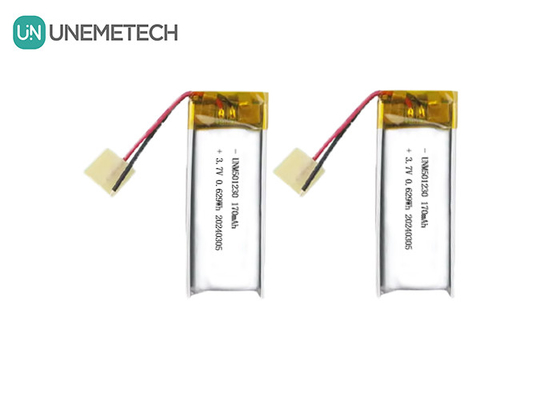 Rechargeable Lithium Polymer Battery 501230 3.7V 170mAh Li-polymer Battery for Wireless Earphone