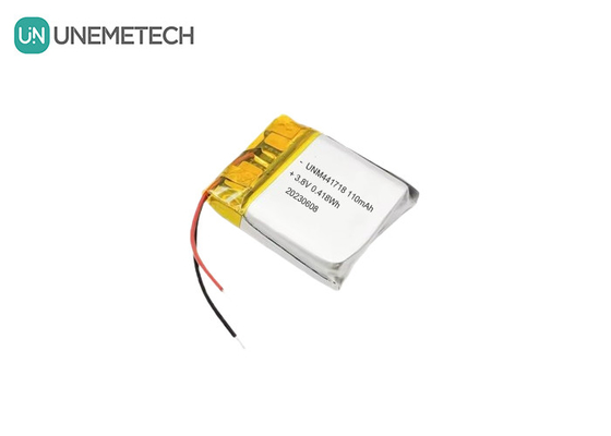 3.8V 441718 High Voltage Polymer Lithium Ion Battery 110mAh for Medical Bracelet