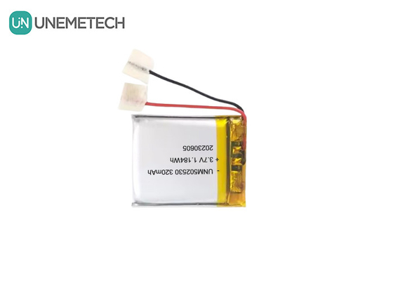 502530 3.7V 320mAh Rechargeable Polymer Lithium Battery for Wearable Products