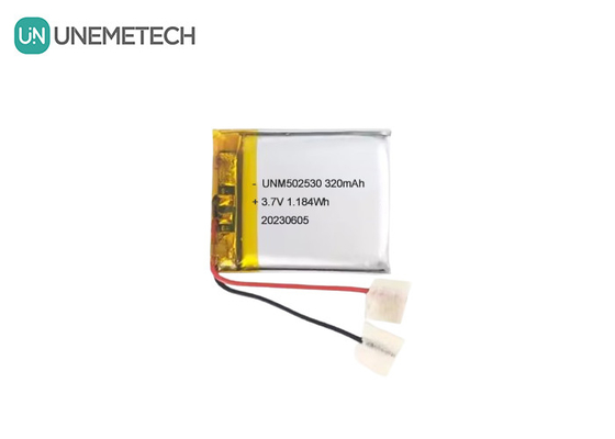 502530 3.7V 320mAh Rechargeable Polymer Lithium Battery for Wearable Products