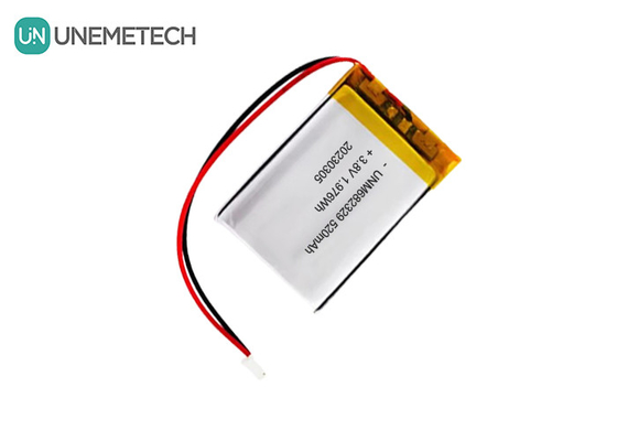 CE 4.35V High Voltage Lithium Battery 682329 520mAh 3.8V Li-Ion Rechargeable Battery