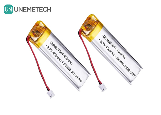 UNEMETECH 3.7V 450mAh Customized Lipo Rechargeable Battery 621644 for Electronic Pen