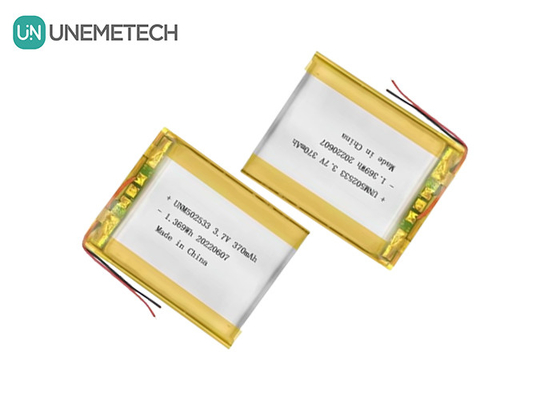 Li-ion Polymer Battery 502533 3.7V 370mAh Rechargeable Li-polymer Battery for Phone Watch
