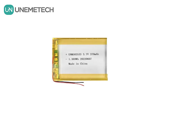 Li-ion Polymer Battery 502533 3.7V 370mAh Rechargeable Li-polymer Battery for Phone Watch