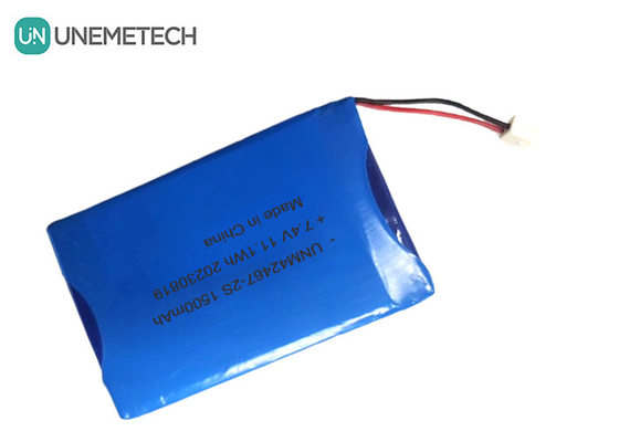2 Cells Li Polymer Battery 7.4V 1500mAh 2S Li-polymer Battery Pack 424567 for Beauty Apparatus