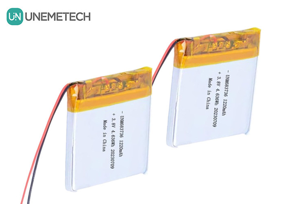 OEM 4.35V High Voltage Lithium Polymer Batteries 1220mAh 683736 with Long Cycle Life