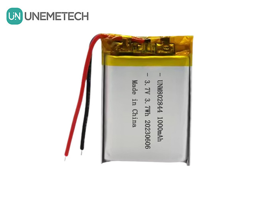 3.7V Rechargeable Li-ion Battery 1000mAh 802844 Li-polymer Battery for Small Household Appliance