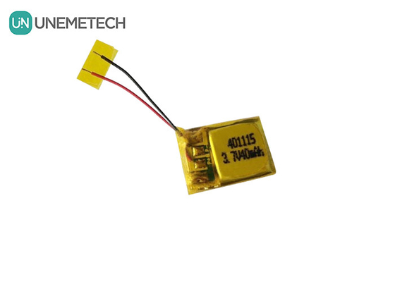 UNEMETECH 401115 Rechargeable Polymer Lithium Battery / 3.7V 40mAh Earphone Battery