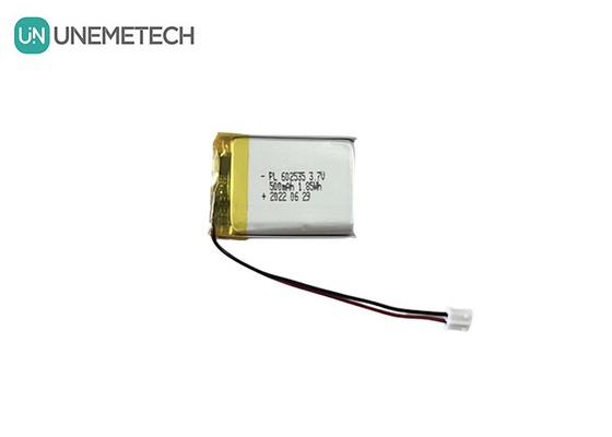 Long Cycle Life 3.7V 500mAh Rechargeable Li Polymer Battery 602535 for Digital Products