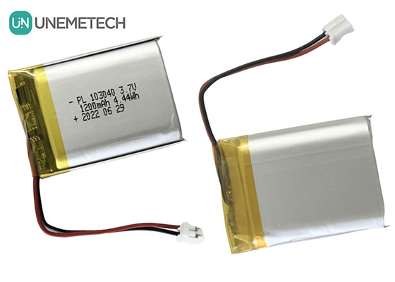 1200mAh Rechargeable Li-ion Polymer 3.7V Battery 103040 for Consumer Electronics
