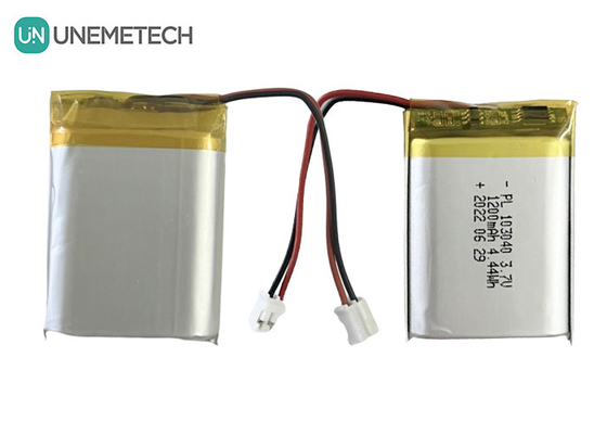 1200mAh Rechargeable Li-ion Polymer 3.7V Battery 103040 for Consumer Electronics