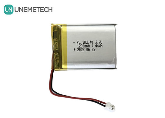 1200mAh Rechargeable Li-ion Polymer 3.7V Battery 103040 for Consumer Electronics
