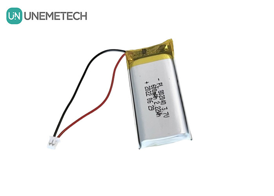 3.7V 600mAh Rechargeable Li Polymer Battery 802040 for Electronic Products