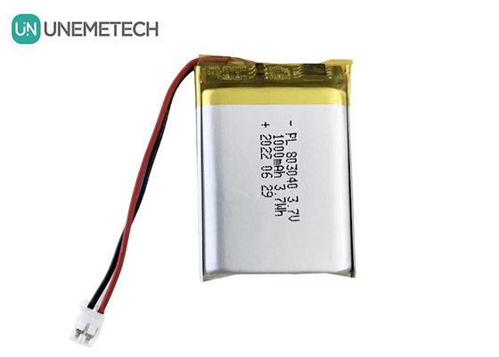 3.7V Lithium Polymer Battery 803040 1000mAh Poly Lithium Battery for Cosmetic Instrument
