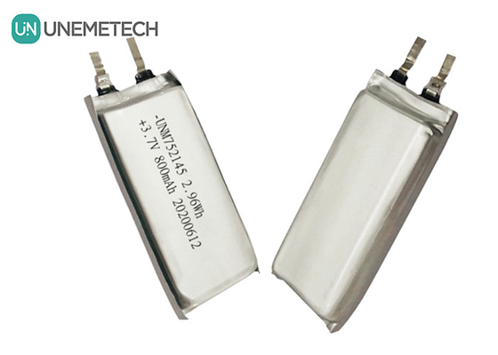 MSDS Approved 3.7V 800mAh Rechargeable Lithium Polymer Battery 752145 for Wearable Devices