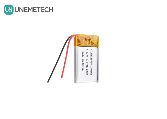 3.7V 80mAh 321525 Rechargeable Lithium Ion Polymer Battery Charging 1C For Electronic Products