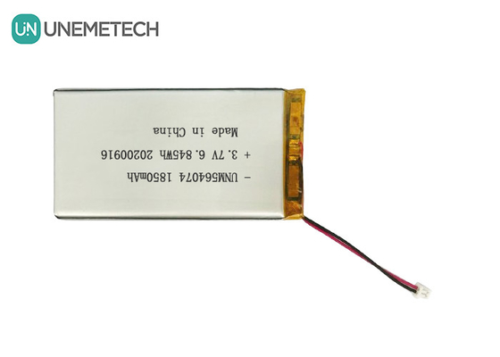3.7V Rechareable Lithium Ion Polymer Battery 1850mAh 564074 for Medical Beauty Equipment