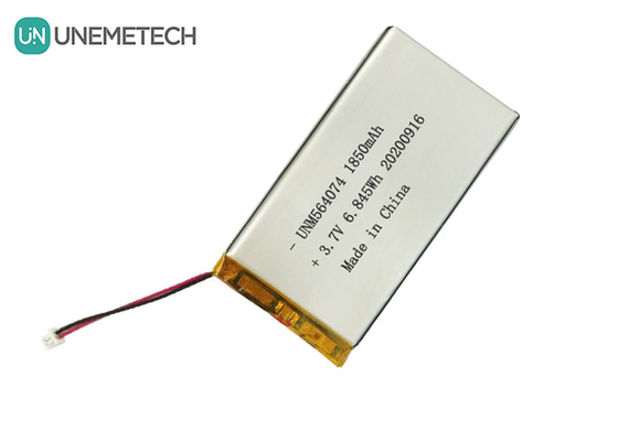 3.7V Rechareable Lithium Ion Polymer Battery 1850mAh 564074 for Medical Beauty Equipment