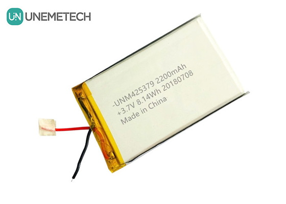 Power Bank Battery Custom Lithium Polymer Battery 425379 3.7V 2200mAh With 3M Adhesive Tape