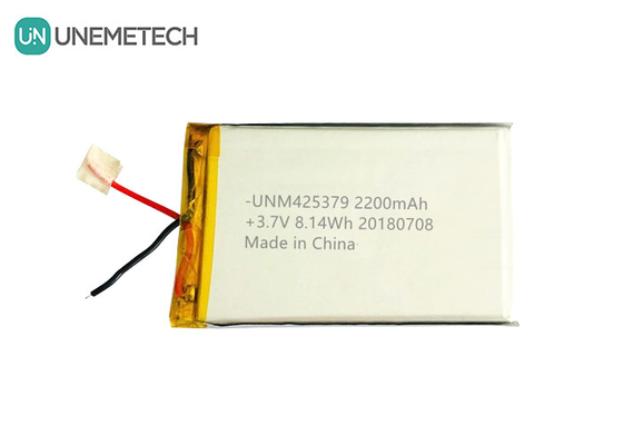 Power Bank Battery Custom Lithium Polymer Battery 425379 3.7V 2200mAh With 3M Adhesive Tape