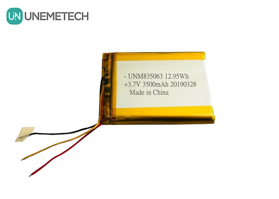 3.7V 3500mAh Custom Large Lithium Polymer Battery 835063 for Medical Beauty Equipment