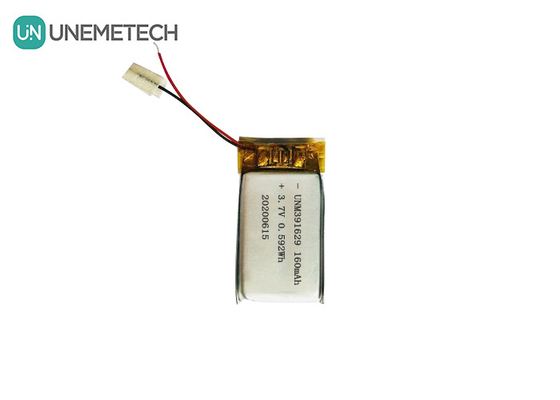 391629 Rechargeable Lithium Polymer Battery 3.7V 160mAh Lipo Battery for Smart Wearable Products