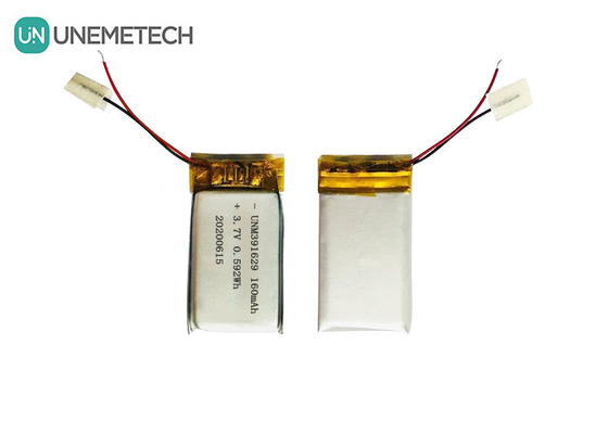 391629 Rechargeable Lithium Polymer Battery 3.7V 160mAh Lipo Battery for Smart Wearable Products