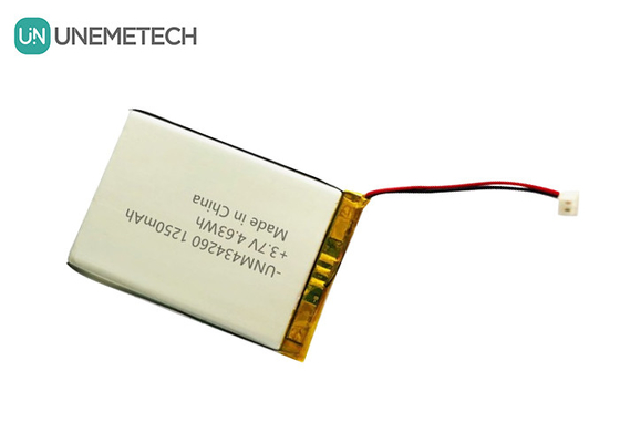 4.63Wh Rechargeable Lithium Polymer Battery Pack 434260 3.7V 1250mAh for Charging Case