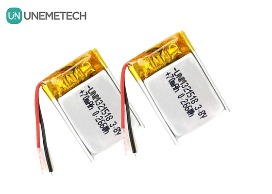 3.8V High Voltage Li Ion Battery Ultra Small Lipo Battery 4.35V 70mAh 321518 For GPS Tracker