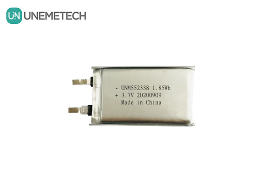 3.7V 500mAh Custom Rechargeable Polymer Lithium Battery 552338 for 3C Digital Products