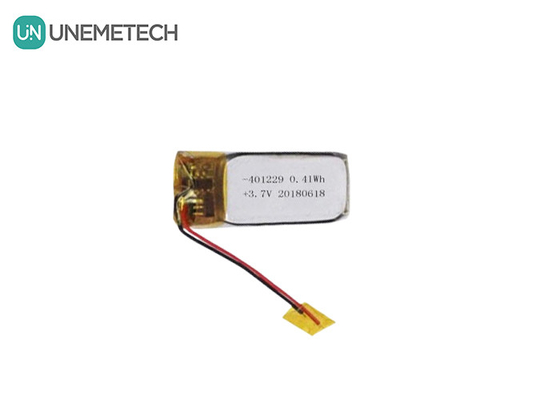 Custom Li Ion Polymer Battery 3.7 V 110mAh 401229 Small Lipo Battery For Earphone Charging Case