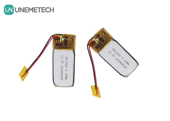 Custom Li Ion Polymer Battery 3.7 V 110mAh 401229 Small Lipo Battery For Earphone Charging Case
