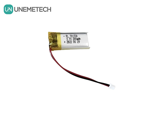 3.7V 200mAh Single Cell Lithium Polymer Battery 701330 Pouch Battery for Headsets