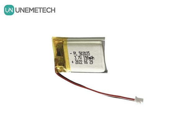 3.7V 150mAh Rechargeable Lipo Battery 502025 Lithium Polymer Ion Battery For Smart Watches