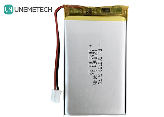 Rechargeable Li Polymer Battery 3.7V 1200mAh 503759 Poly Lithium Battery for Advisement Player