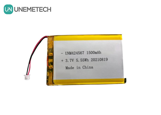 424567 Rechargeable Li-po Battery 3.7V 1500mah Lipo Battery For Auto-ID Smart Card Reader
