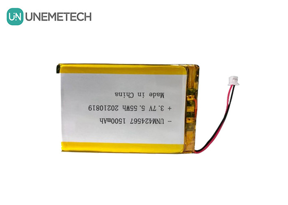 424567 Rechargeable Li-po Battery 3.7V 1500mah Lipo Battery For Auto-ID Smart Card Reader
