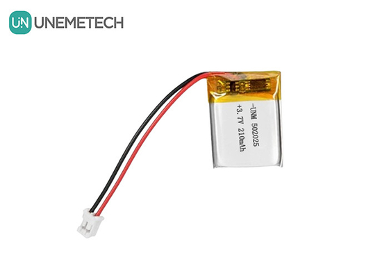 3.7V 210mAh Custom Lithium Polymer Battery 502025 with PCB and Lead Wires for E-bike System