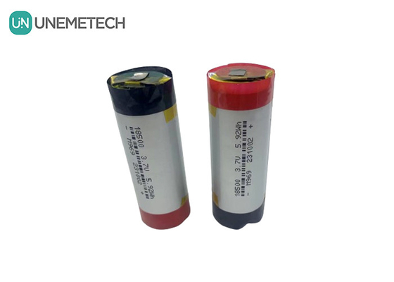 3A Cylindrical LiPo Battery 3.7V 1600mAh 18500 Lithium Polymer Battery For Consumer Electronics