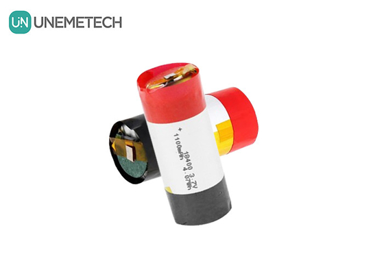 3A Discharge Cylindrical Polymer Lithium Ion Battery 18400 3.7v 1100mah LiPo Battery
