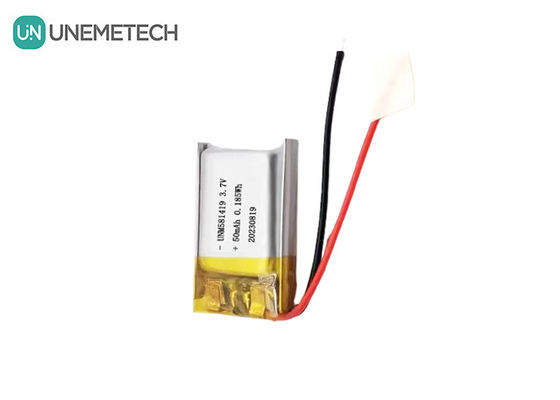 Ultra Small 3.7v 50mah Lipo Battery 15C High Discharge Rate Lithium Ion Battery 581419