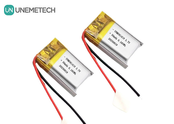 Ultra Small 3.7v 50mah Lipo Battery 15C High Discharge Rate Lithium Ion Battery 581419