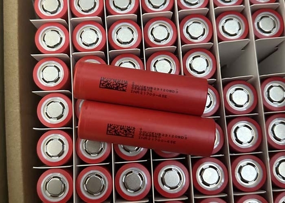 3C 4500mAh 21700 Cylindrical Lithium Ion Battery INR21700-45E For Electric Motor Car