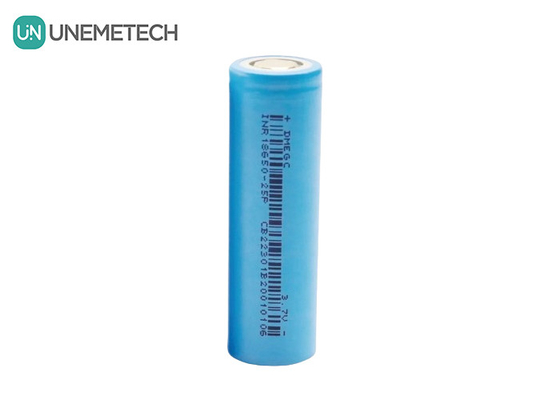 2500mAh 3.7V Max 6A Continuous Charge Cylindrical Lithium Ion Battery 18650 INR18650-25P