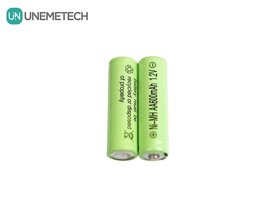 Long Cycle Life NiMH AA 1.2V 600mAh Rechargeable Battery AA600 For Toys