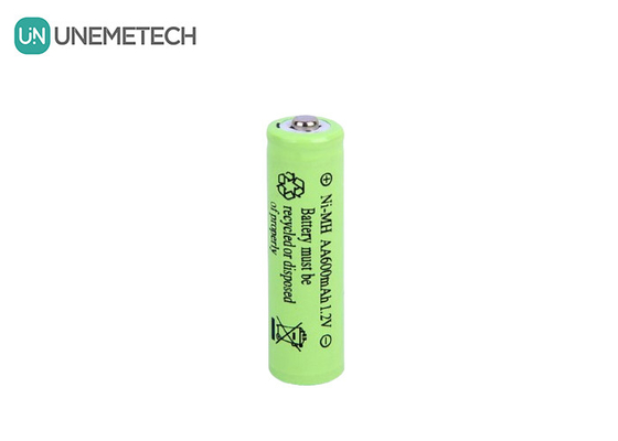 Long Cycle Life NiMH AA 1.2V 600mAh Rechargeable Battery AA600 For Toys