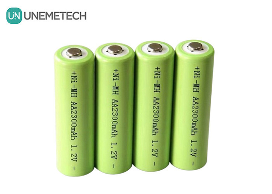 OEM ODM NiMH Batteries 1.2V AA 2300mAh Rechargeable Battery AA2300 For Wireless Microphone